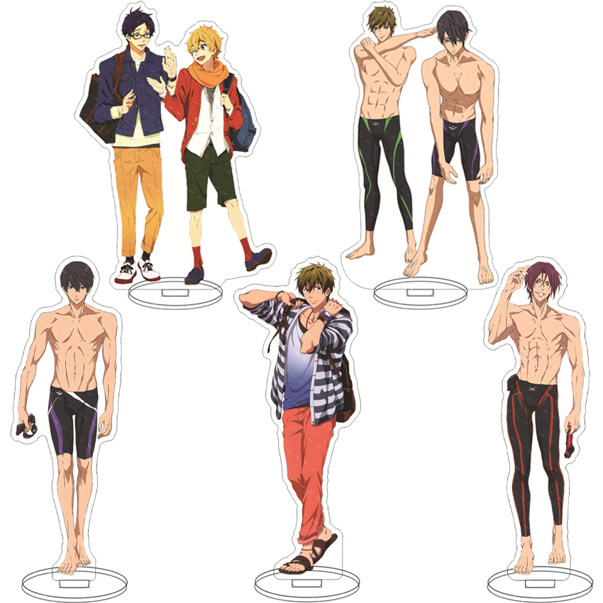 Figma Stand Set - 16CM Anime Acrylfiguur Gratis! Nanase Haruka