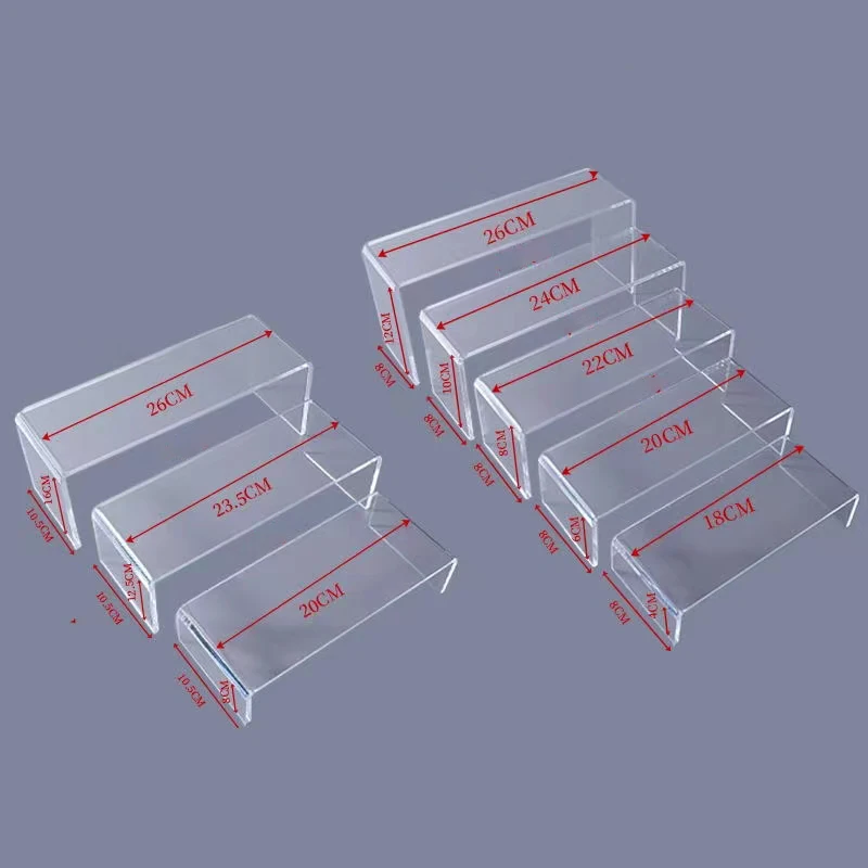 Pop Display Shelf - Acryl displayverhogers voor actiefiguren Sieraden Make-up