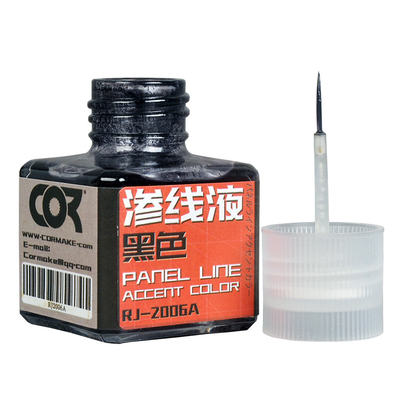 Tamiya Model Paint Set - 40ml Paneellijn Accent Kleur Vloeibaar Model