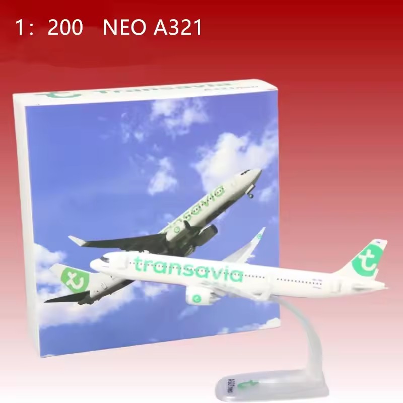 Model Airplane Plastic - 1:200 Schaalmodel Marabu/Play/Vueling/A320neo Oostenrijkse/Transavia Luchtvaartmaatschappij Vliegtuigen