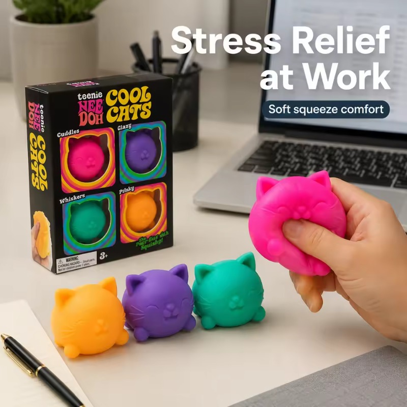 Trendy Needoh Mini 4-pack set  - Fidget Cube Original recensie en prijs