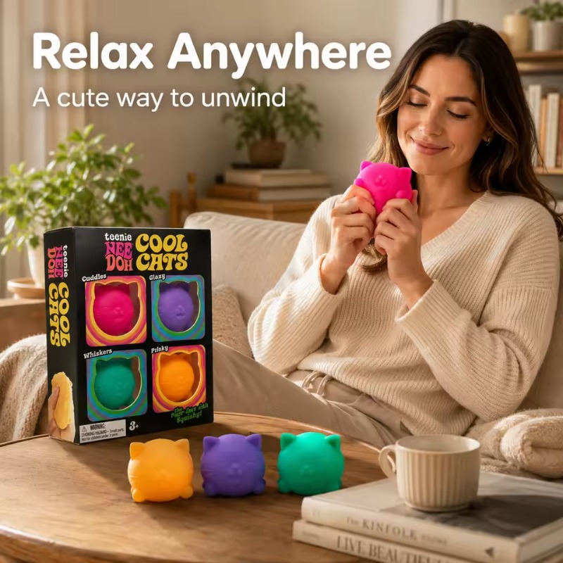 Trendy Needoh Mini 4-pack set  - Fidget Cube Original recensie en prijs