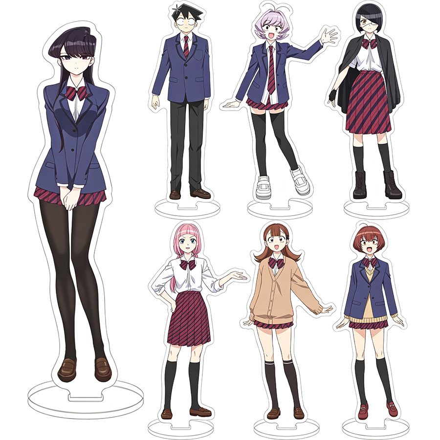 16CM Anime Komi Kan niet Commu - Figma Stand Set recensie en prijs