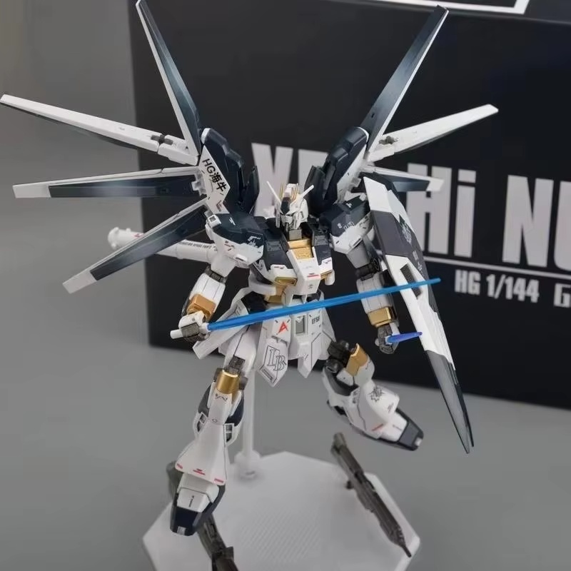 Hi-ν Hi Nu GPB Kleur HG 1/144  - Bandai Model Gundam Hg recensie en prijs